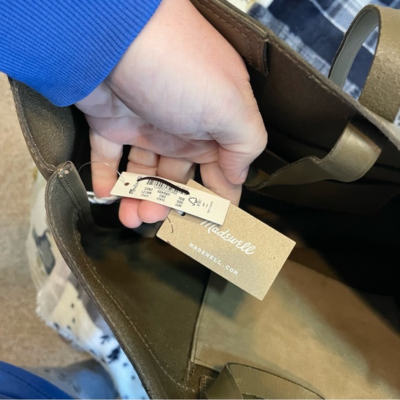 Madewell $188 The Essential Tote in Leather Burnt Olive NN121 D3 - Picture 13 of 13